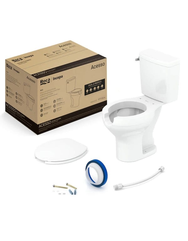 Kit de Bacia com Abertura Frontal e Caixa Acoplada...