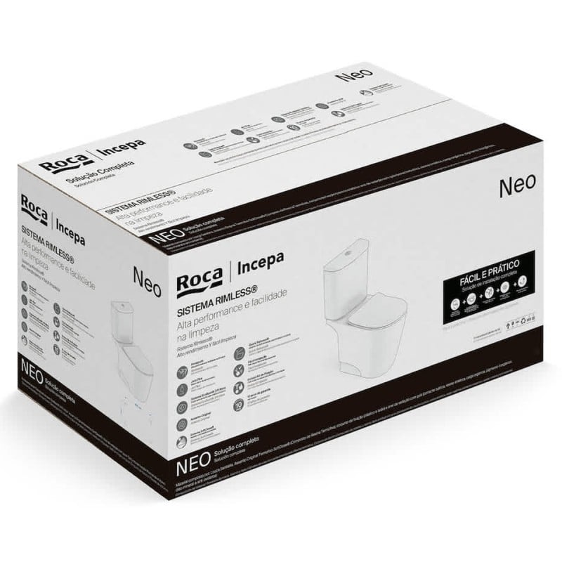 Kit De Bacia Com Caixa Acoplada E Itens De Instalação Roca