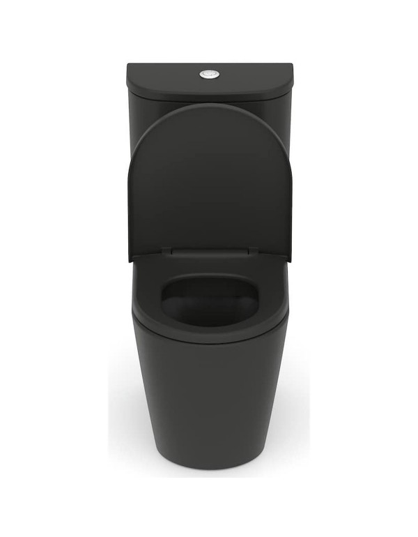 Kit Completo Bacia Com Caixa Acoplada Assento Termofixo Queda Amortecida Roca Neo Matte Black 1367230080108