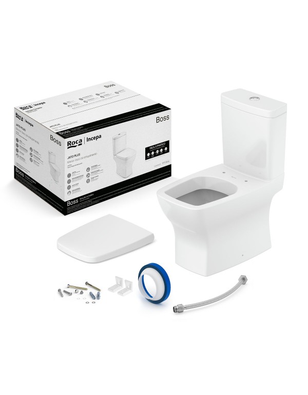 Kit De Bacia Com Caixa Acoplada Com Assento Termof... Kit De Bacia Com Caixa Acoplada Com Assento Termof...