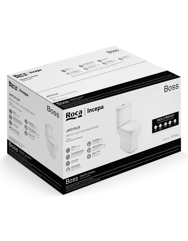 Kit De Bacia Com Caixa Acoplada Com Assento Termofixo E Itens De Instalação Incepa By Roca Boss Branco 1897230011100 Kit De Bacia Com Caixa Acoplada Com Assento Termofixo E Itens De Instalação Incepa By Roca Boss Branco 1897230011100