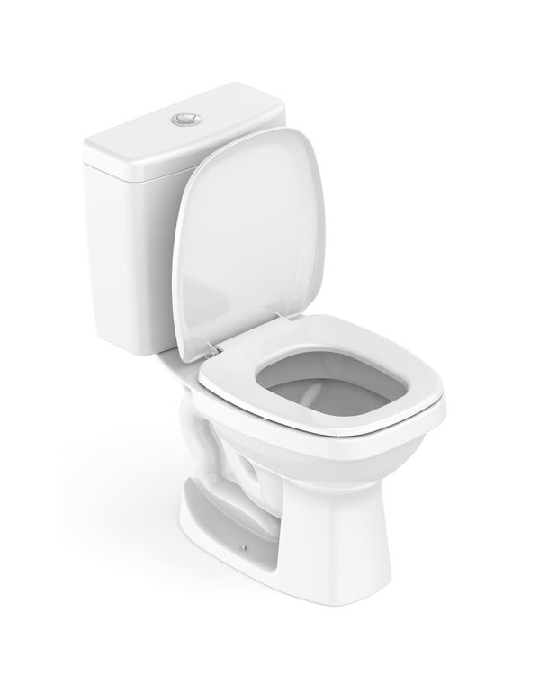 Kit Completo Bacia Com Caixa Acoplada Assento PP Queda Amortecida Incepa By Roca Art Branco 1507230010100