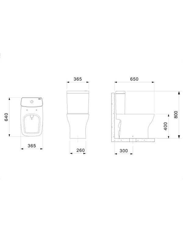 Caixa Para Acoplada 3/6L Roca Boss Branco 1895700015100