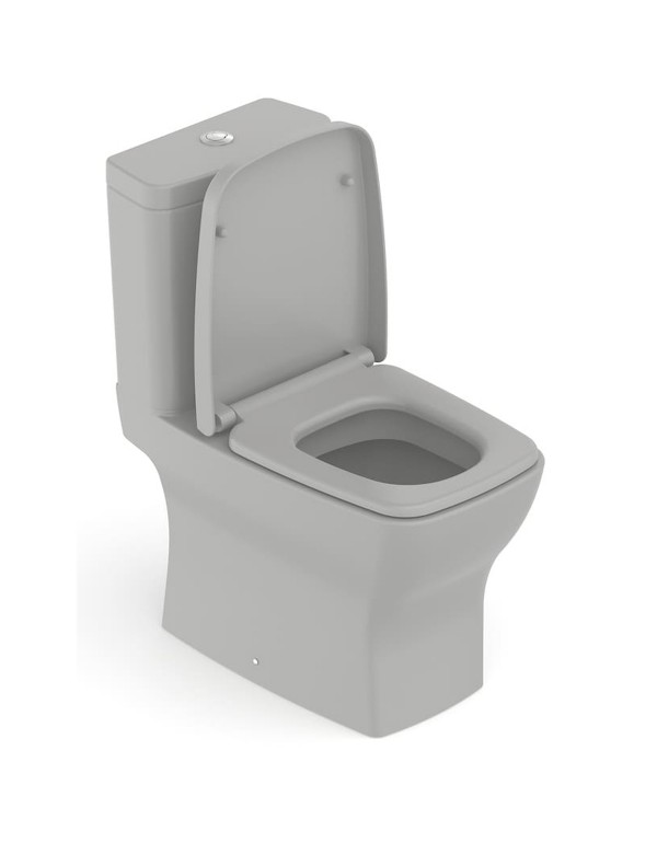 Kit De Bacia Com Caixa Acoplada Com Assento Termofixo E Itens De Instalação Incepa By Roca Boss Stone 1897230071108