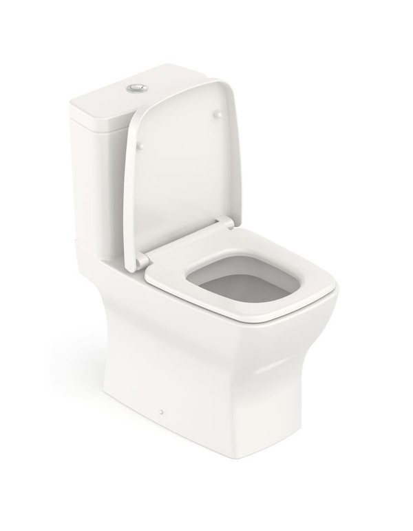 Kit De Bacia Com Caixa Acoplada Com Assento Termofixo E Itens De Instalação Incepa By Roca Boss Beige 1897230651108