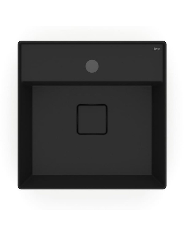 Cuba de Sobrepor Roca Terra T11 40x40 Matte Black A32722U080