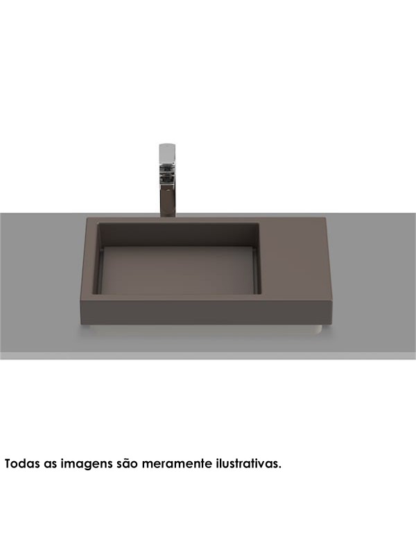 Cuba De Sobrepor 600X380 Com Tampo Skyline Horizon Roca Cafe A327275668