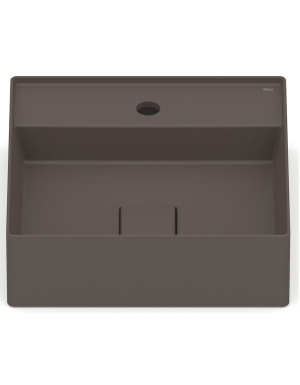Cuba De Apoio 400X400 mm Com Mesa Roca T9 Terra Cafe A32787T660