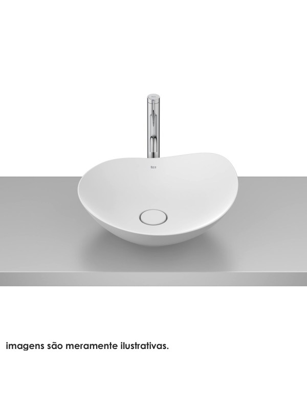 Cuba de Apoio Roca Othake 470x405 mm Fineceramic Blanco Matte A327A1N620