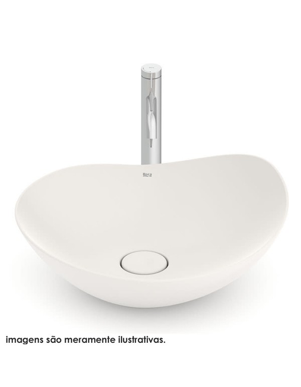 Cuba de Apoio Roca Othake 470x405 mm Fineceramic Biege A327A1N650