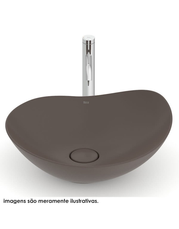 Cuba de Apoio Roca Othake 470x405 mm Fineceramic Cafe A327A1N660