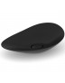 Cuba de Apoio para Banheiro Oval Roca Ohtake Fineceramic Matte Black 62,5x38,5 cm A327A1P080