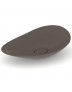 Cuba de Apoio para Banheiro Oval Roca Ohtake Fineceramic Cafe 62,5x38,5 cm A327A1P660