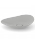 Cuba de Apoio para Banheiro Oval Roca Ohtake Fineceramic Stone 62,5x38,5 cm A327A1P070