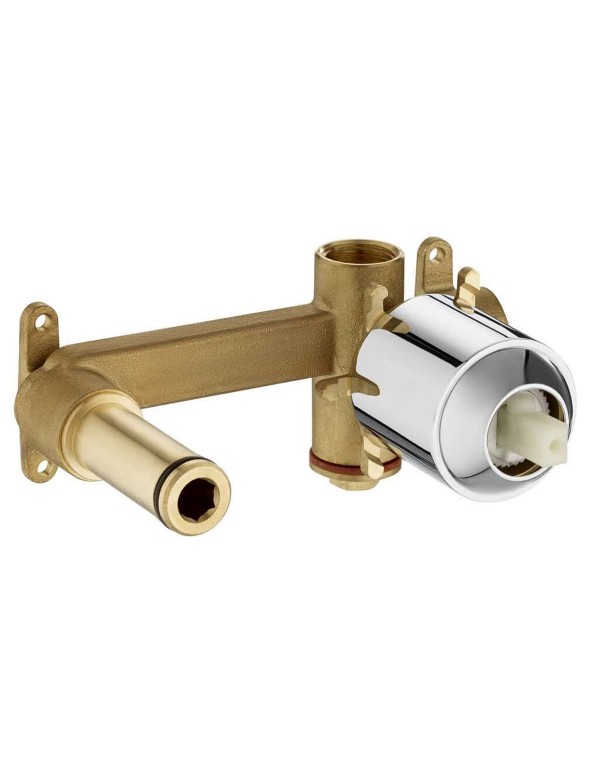 Base De Embutir Monocomando Para Lavatório De Parede Ro..