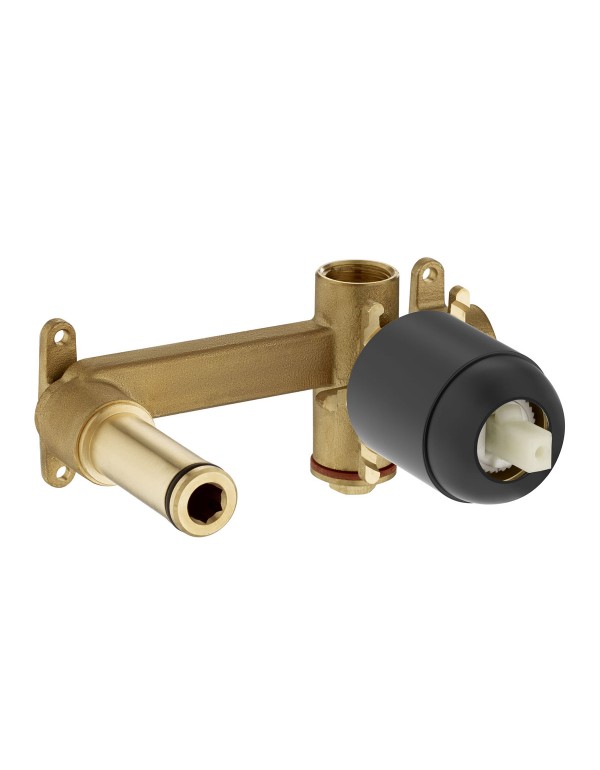 Base De Embutir Monocomando Para Lavatório De Parede Ro..