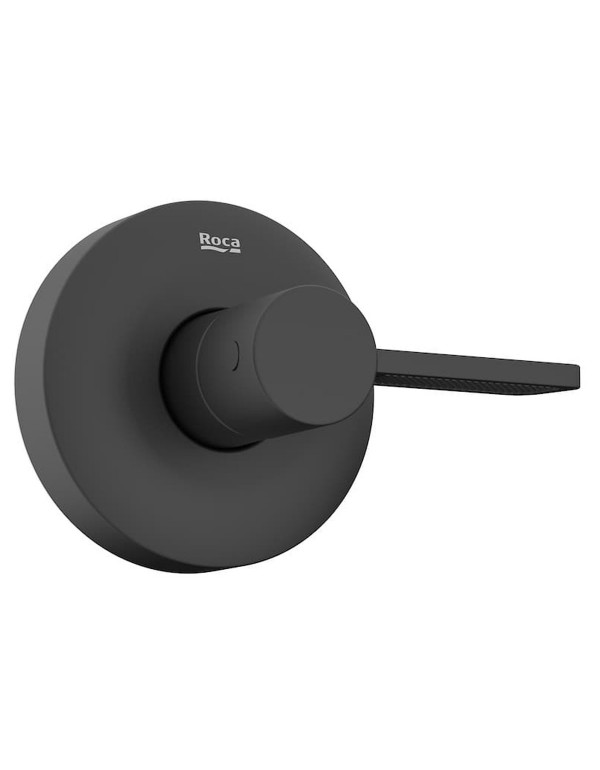 Acabamento de Registro Universal Roca Logic 1/2”, 3/4” e 1” Matte Black A5A152GNGC