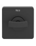 Acabamento de Registro Roca Virtus para Base Docol 1 1/2" e 1 1/4" Matte Black A5A159DNBC