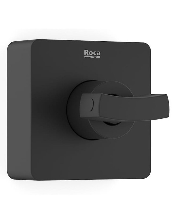 Acabamento de Registro Roca Virtus para Base Docol 1 1/2" e 1 1/4" Matte Black A5A159DNBC