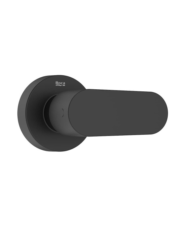 Acabamento de Registro Gaveta 1/2, 3/4 a 1 Roca Cala Matte Black A5A166ENBC