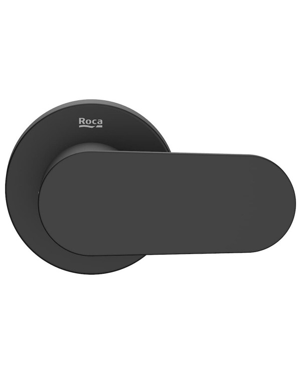 Acabamento de Registro Gaveta 1/2, 3/4 a 1 Roca Cala Matte Black A5A166ENBC