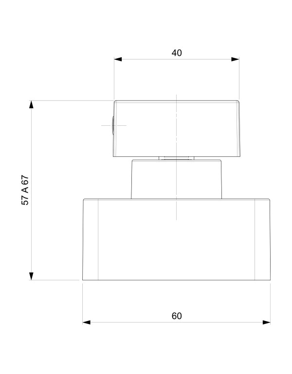Acabamento de Registro Roca Virtus para Base Docol 1/2", 3/4" e 1" Matte Black A5A169DNBC