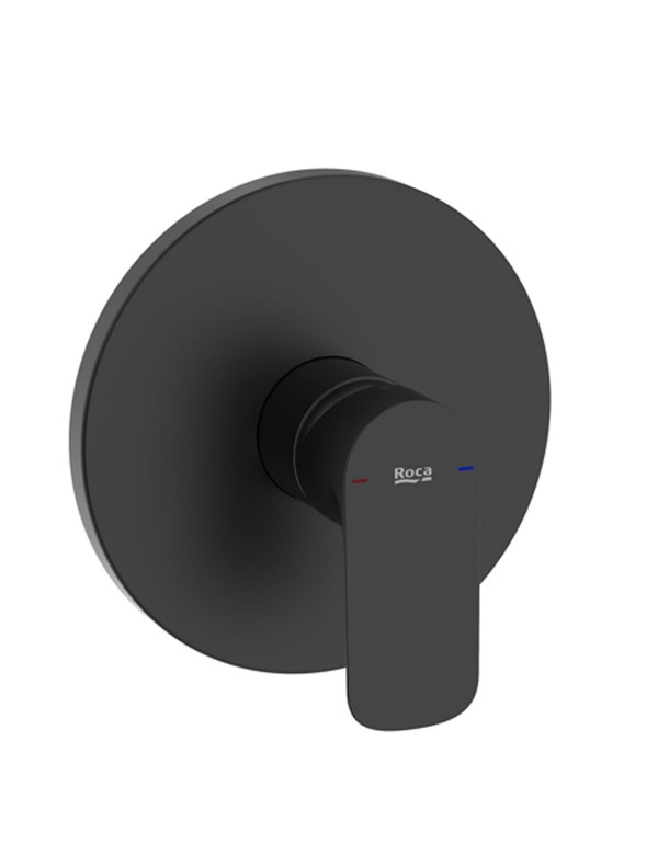 Acabamento Monocomando para Chuveiro ou Banheira sem Desviador Roca Cala Matte Black A5A226ENB0