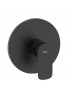 Acabamento Monocomando para Chuveiro ou Banheira sem Desviador Roca Cala Matte Black A5A226ENB0