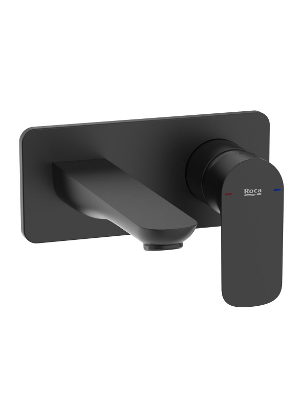 Misturador Monocomando Parede Roca Cala Matte Blac...