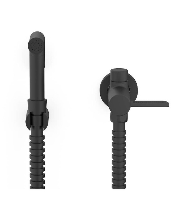 Ducha Higiênica Roca Logic com Derivação Matte Black A5A782GNBC