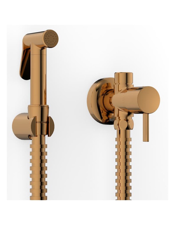 Ducha higiênica com Derivação Roca Ona Rose Gold A5A789ERGC