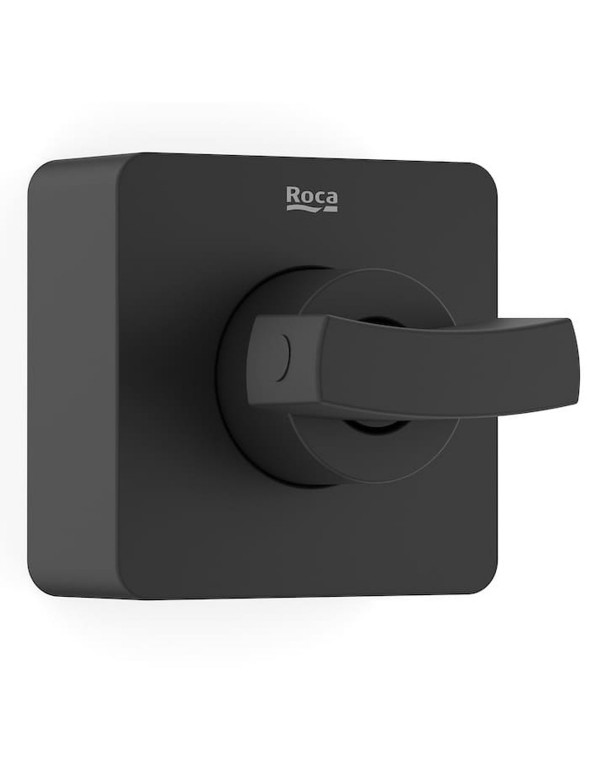 Acabamento de Registro Roca Virtus para Base Deca 1/2", 3/4" e 1" Matte Black A5A819DNBC