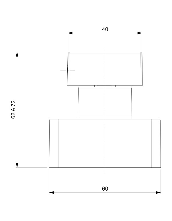 Acabamento de Registro Roca Virtus para Base Deca 1/2", 3/4" e 1" Matte Black A5A819DNBC