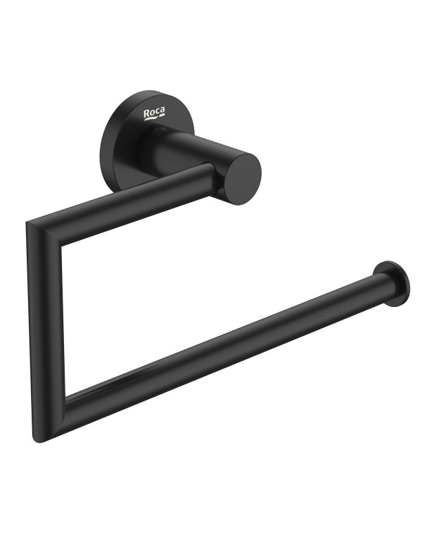 Toalheiro Anel Roca Hotels Round Matte Black A817579C40