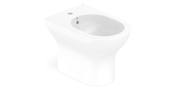 Bidê Com 1 Furo Para Monocomando Com Ladrão Roca Nexo Branco ...