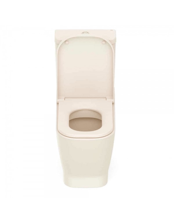 Kit De Bacia Com Caixa Acoplada Assento Termofixo Queda Amortecida E Itens De Instalação Roca Gap Beige C323723010