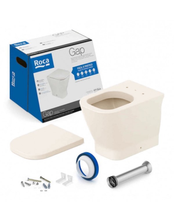 Kit De Bacia Convencional Assento Termofixo Queda ...