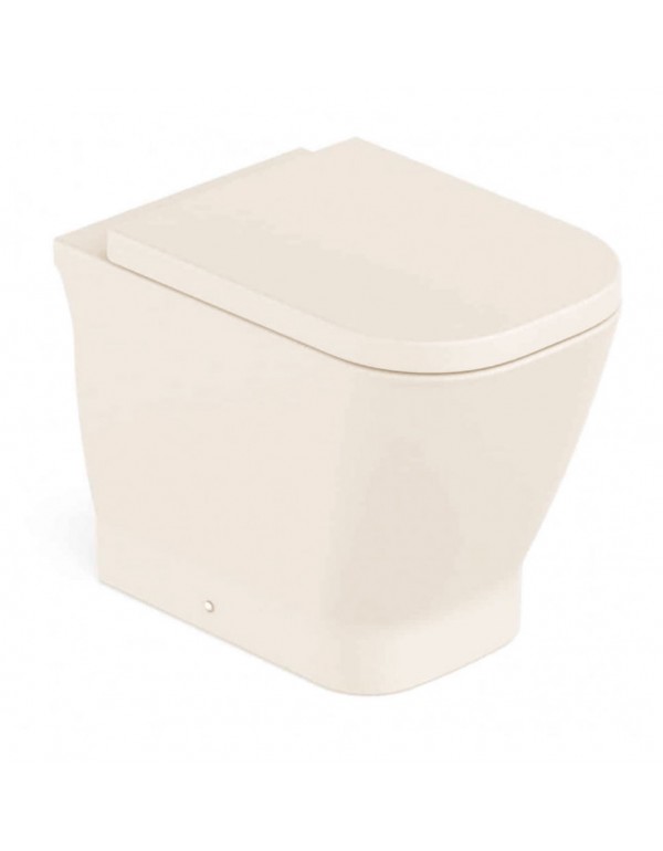 Kit De Bacia Convencional Assento Termofixo Queda Amortecida E Itens De Instalação Roca Gap Beige C323727011