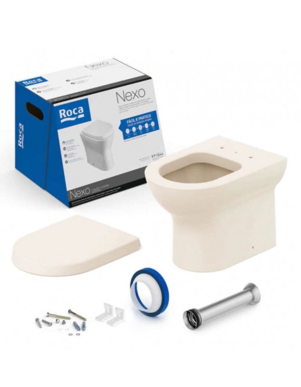 Kit De Bacia Convencional Com Assento Termofixo Qu...