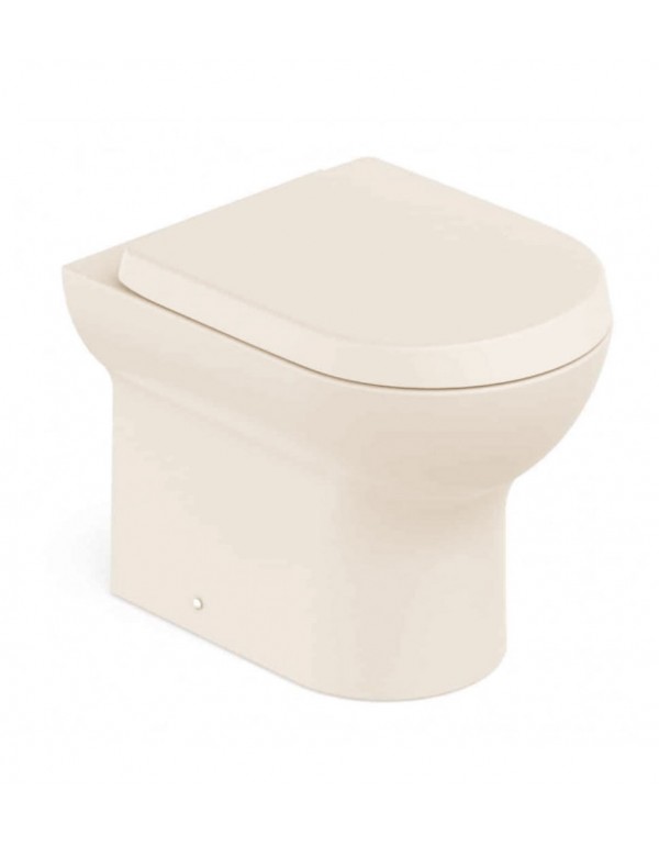 Kit De Bacia Convencional Com Assento Termofixo Queda Amortecida E Itens De Instalação Roca Nexo Beige C343727011