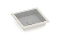 Cuba de Embutir Quadrada T12 em Fineceramic® Roca Terra 410x410 Stone A32722V070