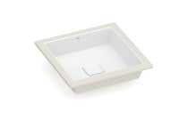 Cuba de Embutir Quadrada T12 em Fineceramic® Roca Terra 410x410 Branco Mate A32722V620