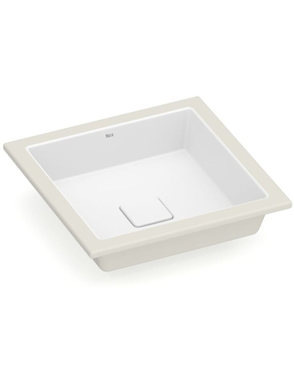 Cuba de Embutir Quadrada T12 em Fineceramic® Roca...