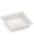 Cuba de Embutir Quadrada T12 em Fineceramic® Roca Terra 410x410 Beige A32722V650