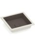 Cuba de Embutir Quadrada T12 em Fineceramic® Roca Terra 410x410 Café A32722V660