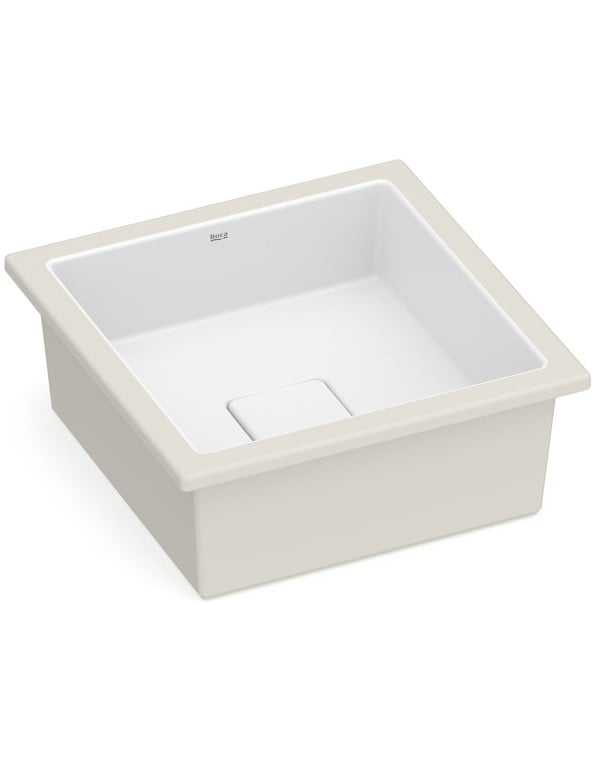 Cuba de Embutir Quadrada T13 em Fineceramic® Roca...