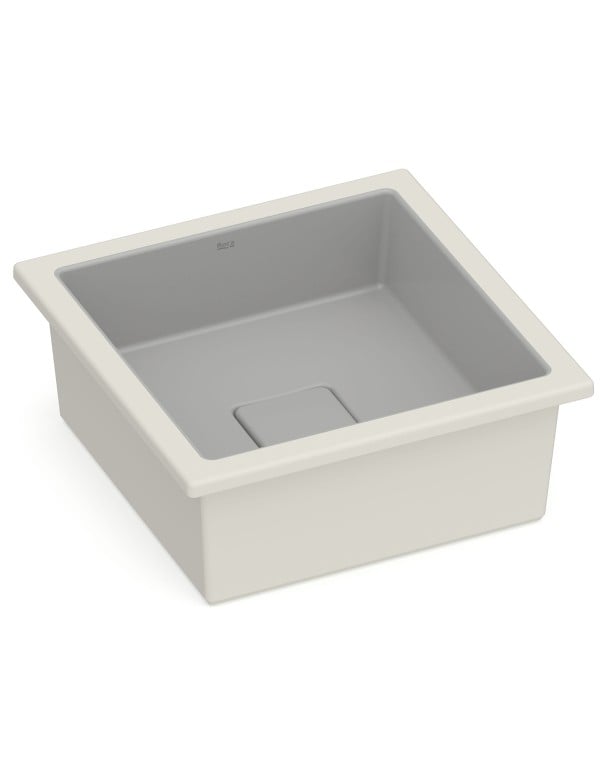 Cuba de Embutir Quadrada T13 em Fineceramic® Roca...