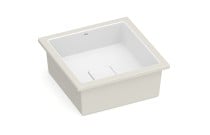 Cuba de Embutir Quadrada T13 em Fineceramic® Roca Terra 330x330 Branco Matte A32722W620