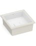 Cuba de Embutir Quadrada T13 em Fineceramic® Roca Terra 330x330 Branco Matte A32722W620