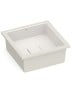Cuba de Embutir Quadrada T13 em Fineceramic® Roca Terra 330x330 Beige A32722W650